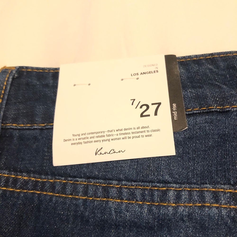 KanCan NWT Jeans Girlfriend Relaxed Cotton Ankle - Picture 6 of 9